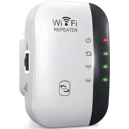 Számítógép kiegészítők - WiFi Jelismétlő és Hozzáférési Pont, 300 Mbps, 2 Antennával, LAN Porttal, Univerzális Kompatibilitással
