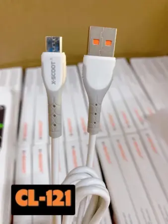 X-SCOOT CL-121 Micro-USB Kábel, 120 cm – Ultra-Gyors 6A Töltés, Tartós és Rugalmas, Kompatibilis Samsung és Más Micro-USB Eszközökkel [1]