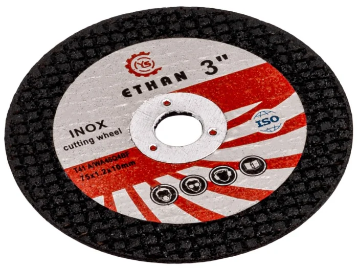 Disc de tăiere ultra-subțire 75 mm, lamă circulară pentru metal, plastic și lemn, material abraziv oxid de aluminiu, durabil și multifuncțional [4]