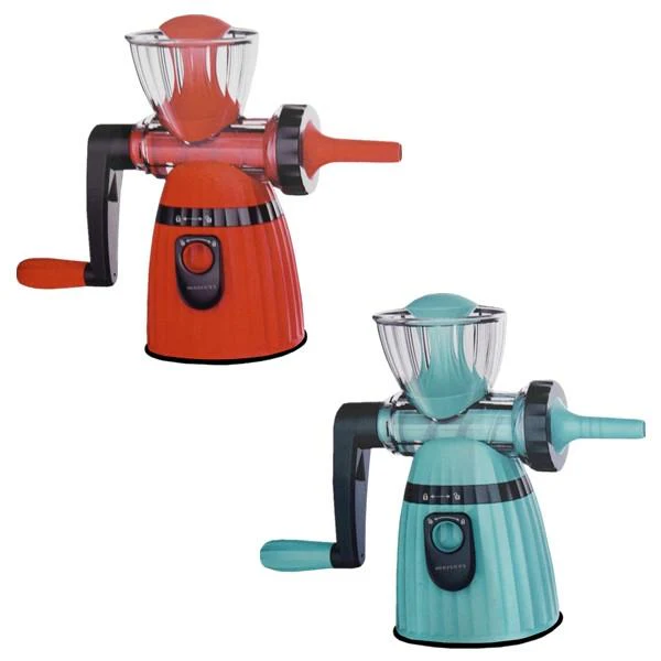 Mașină de tocat carne manuală multifuncțională, lame și site din oțel inoxidabil, mâner detașabil, ușor de curățat, dimensiuni 19×27 cm [2]