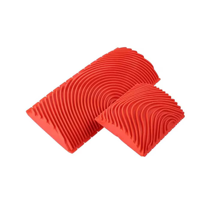 Set 2 aplicatoare vopsea textură lemn, efect realist fibră lemn, pentru pereți și mobilier, utilizare ușoară, potrivite pentru decor interior și exterior [2]