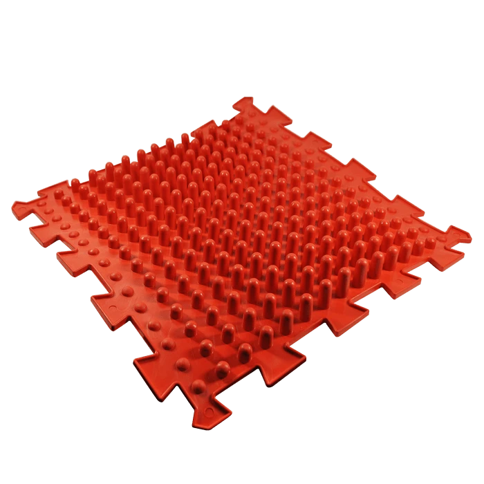 Covoras terapeutic, senzorial, pentru copii, tip puzzle, 9 piese, Mix [9]