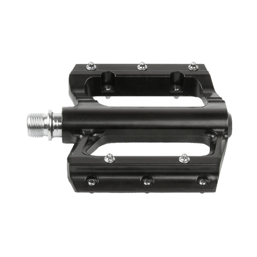 Pedale pentru bicicleta, din aluminiu, FLAT, negru [2]