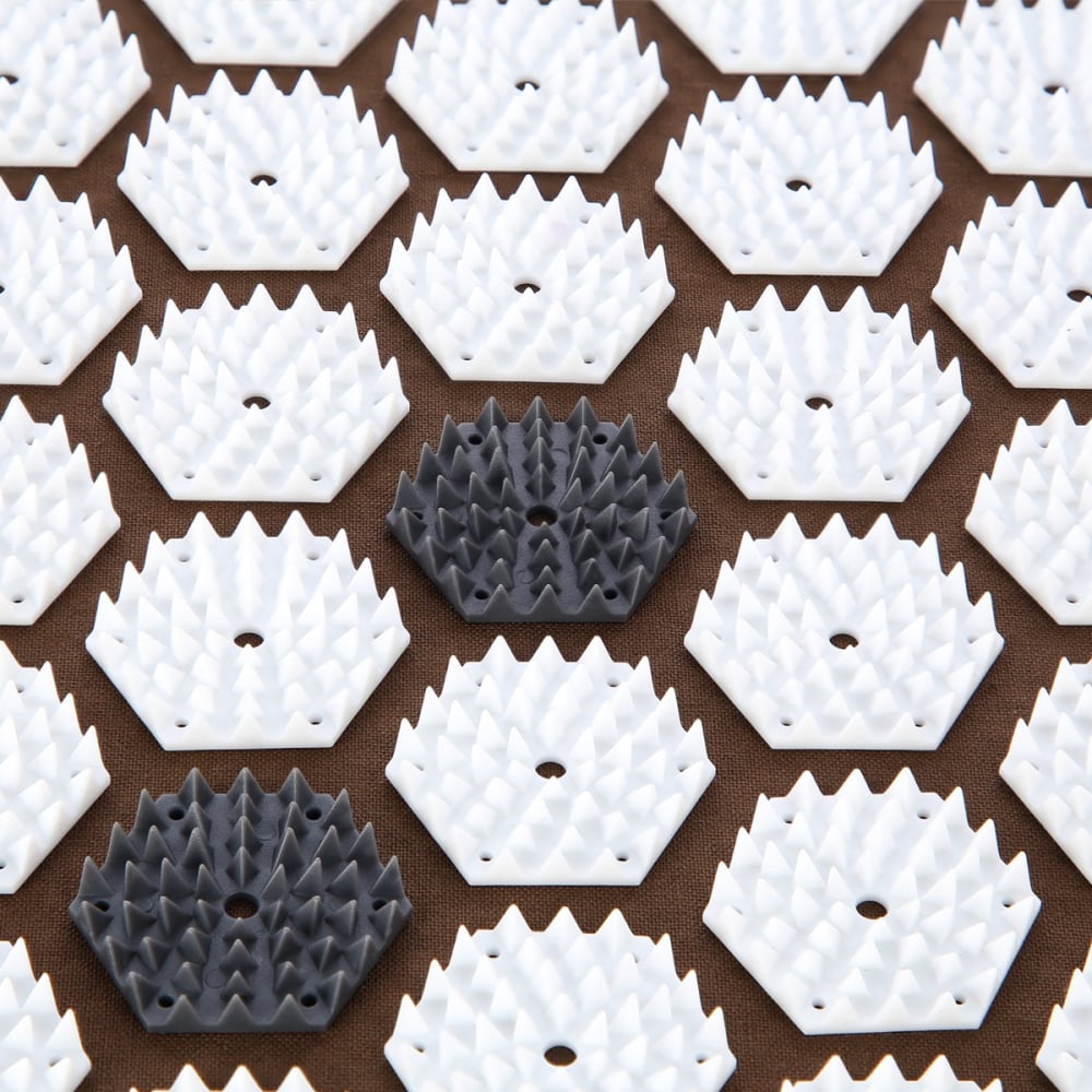 Saltea presopunctura si masaj cu tepi, 66x41x2cm, maro, AKM09 [4]