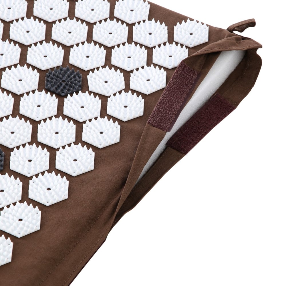 Saltea presopunctura si masaj cu tepi, 66x41x2cm, maro, AKM09 [3]