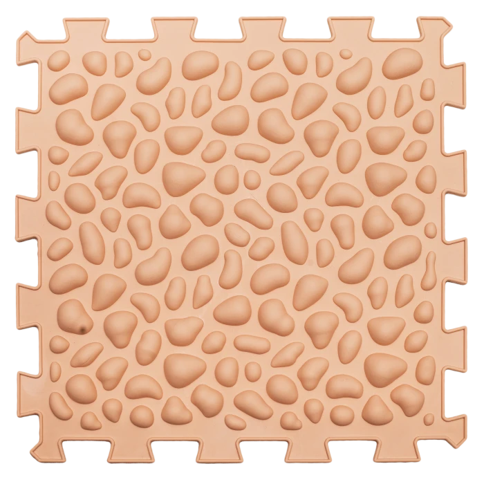 Covoras terapeutic, senzorial, pentru copii, tip puzzle, 6 piese, model Pastel [2]