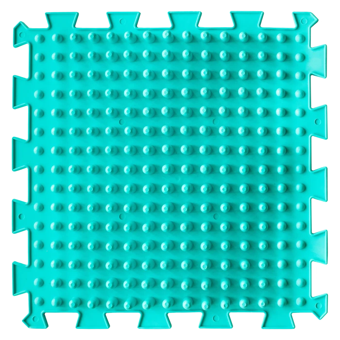 Covoras terapeutic, senzorial, pentru copii, tip puzzle, 6 piese, model Pastel [6]