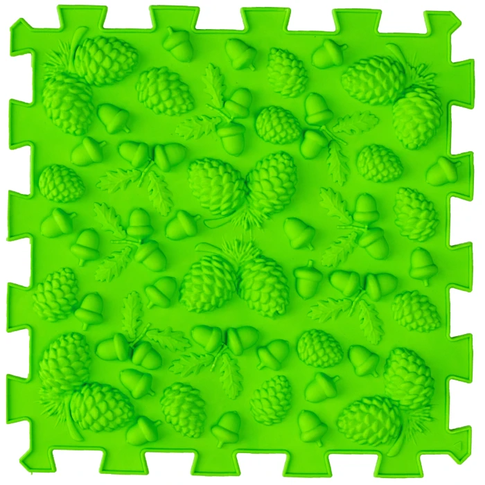 Covoras terapeutic, senzorial, pentru copii, tip puzzle, 9 piese, Mix [5]