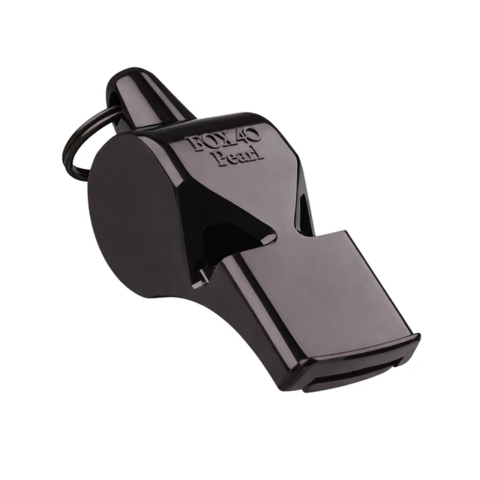 Accesorii fotbal - Fluier arbitru FOX40 Pearl Official Black, cu snur inclus