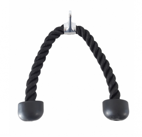 Accesorii aparate fitness - Franghie pentru triceps cu capete cauciucate (Triceps rope)