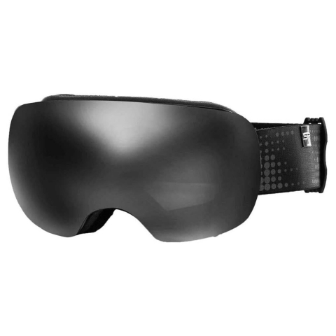 Sporturi de iarna - Ochelari ski sau snowboard, lentila antiaburire, negru, Logan