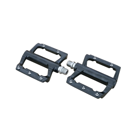Accesorii biciclete - Pedale pentru bicicleta, din aluminiu, FLAT, negru