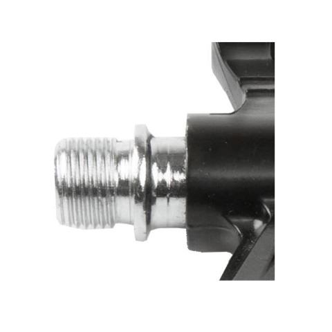 Pedale pentru bicicleta, din aluminiu, FLAT, negru [3]