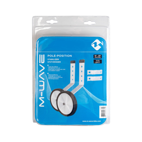 Accesorii biciclete - Roti ajutatoare pentru biciclete de copii, 12-20 inch, Pole Position