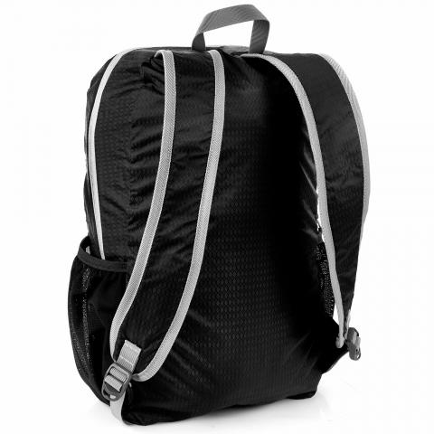 Rucsac usor pentru drumetie sau oras, flexibil, Hidden Peak, 20 litri, negru, Spokey [3]