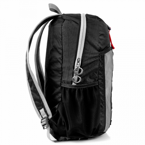 Rucsac usor pentru drumetie sau oras, flexibil, Hidden Peak, 20 litri, negru, Spokey [1]