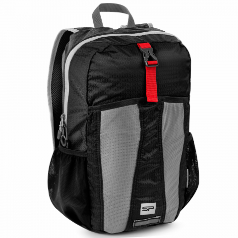 Rucsaci - Rucsac usor pentru drumetie sau oras, flexibil, Hidden Peak, 20 litri, negru, Spokey
