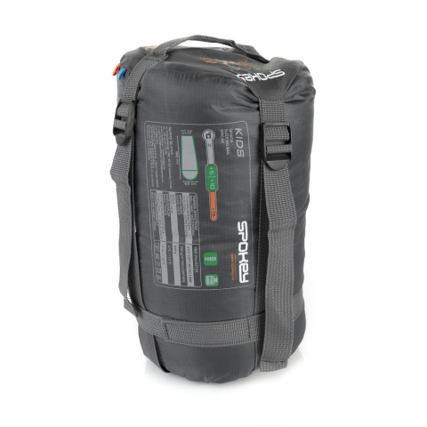 Sac de dormit pentru copii, 160x65cm, albastru-portocaliu [1]