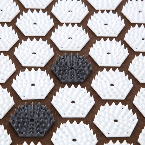 Saltea presopunctura si masaj cu tepi, 66x41x2cm, maro, AKM09 [3]