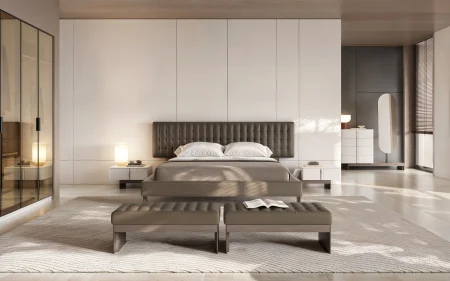 premium bed, elegant bed, luxury bed, upholstered bed, bed 230 x 220, bedroom bed, bed [2]