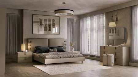 bed, premium bed, elegant bed, luxury bed, upholstered bed, bed 230 x 220, bedroom bed [2]