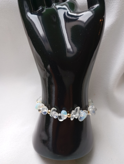 Bratara cu Opal, Opalit si margelute placate cu aur [5]