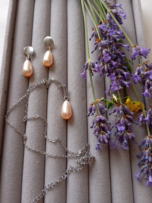 Set bijuterii Perle Swarovski aurii [4]