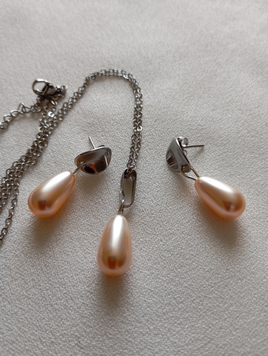 Set bijuterii Perle Swarovski aurii [3]