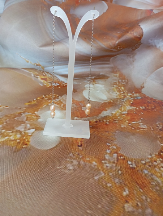 Cercei Perle si lantisor [3]