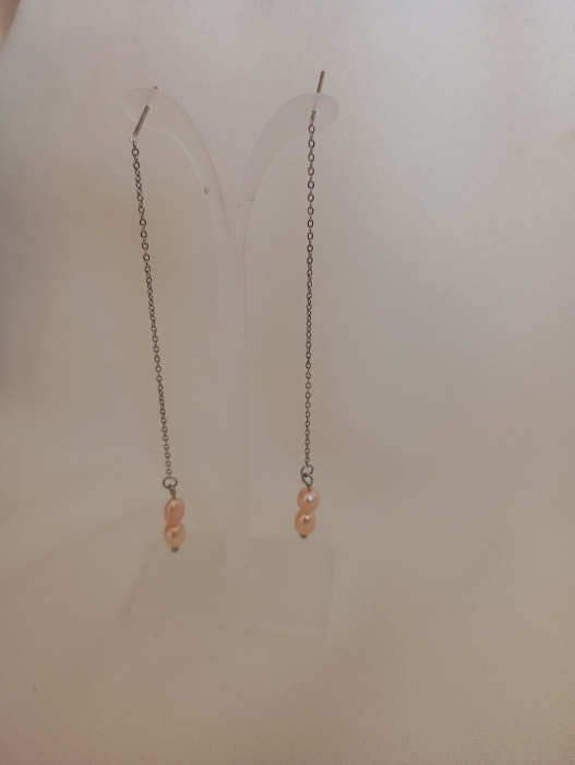 Cercei Perle si lantisor [2]