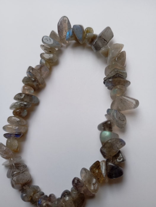 Set bijuterii cu Labradorit reflexii albastrui si tortite placate cu argint 925 [2]