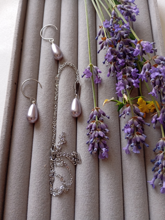 Set bijuterii Perle Swarovski aurii [2]