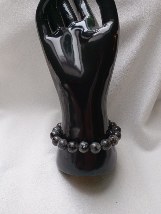 Bratara barbati cu Labradorit negru 8mm [5]