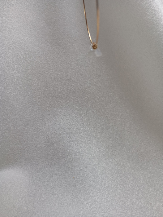 Cercei Loop cu Swarovski Crystal Triangle si tortite placate cu aur 18K [7]