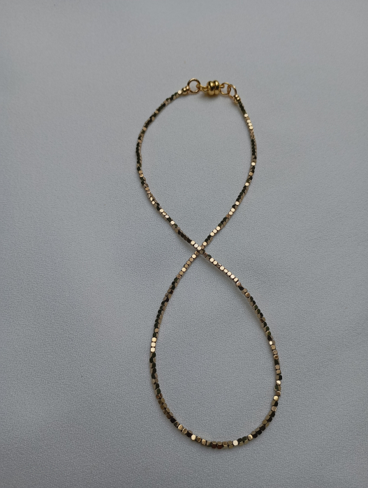 Colier cu Hematit auriu 2mm [4]