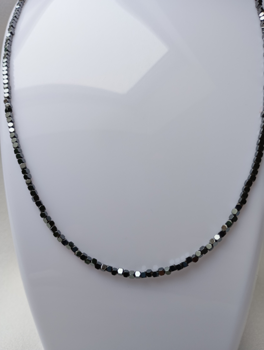 Colier cu Hematit negru 2mm [2]
