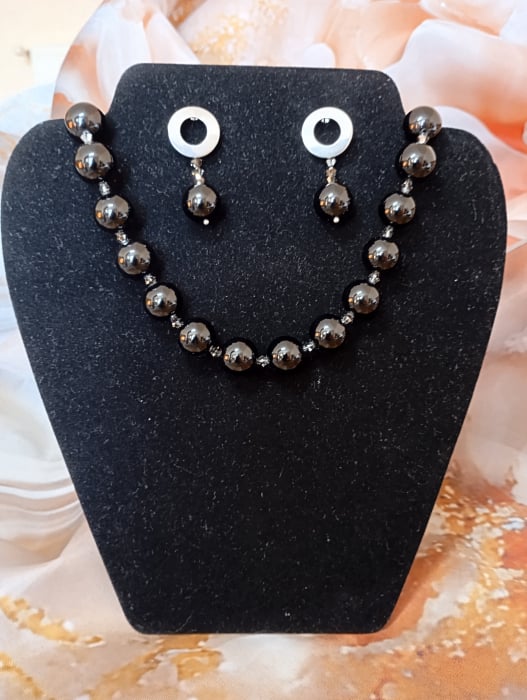 Set bijuterii cu Onix mare 14 mm [3]