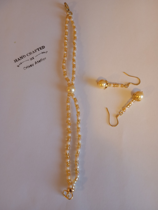 Set bijuterii de vara aurii [3]