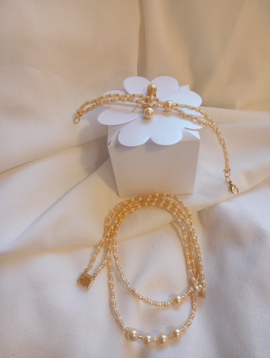Set bijuterii de vara aurii [6]