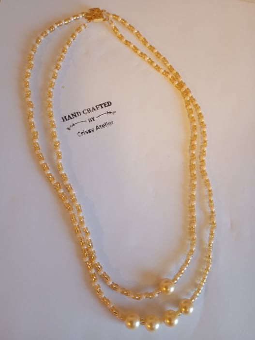 Set bijuterii de vara aurii [5]