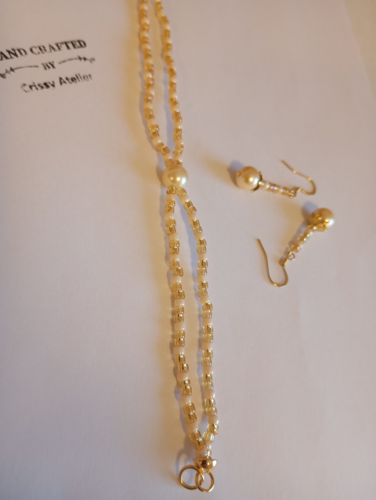 Set bijuterii de vara aurii [4]