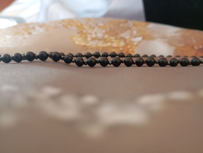 Set Onix colier si cercei 6 mm [6]