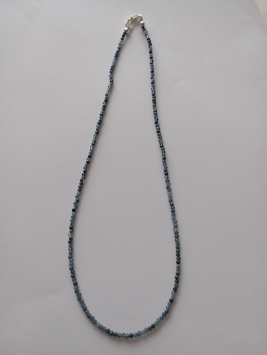 Colier din Safir 2mm si argint [6]