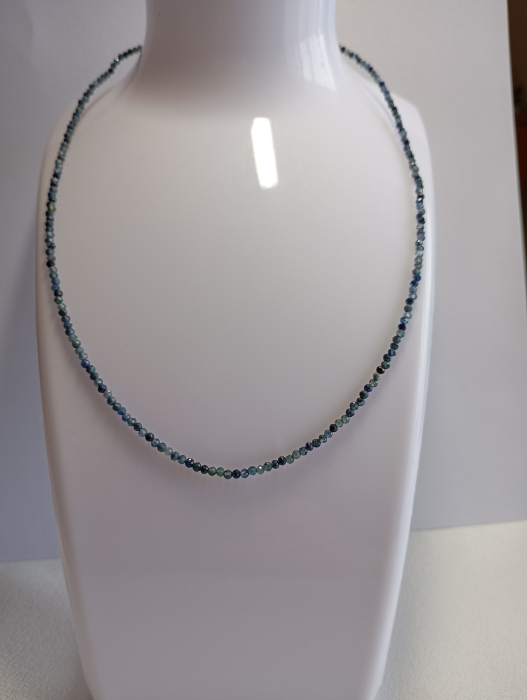 Colier din Safir 2mm si argint [5]