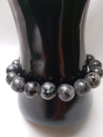 Bijuterii - Bratara barbati cu Labradorit negru 8mm