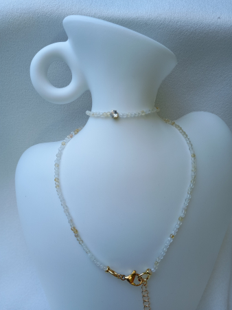 Bijuterii - Colier cu Citrine si rhinestone