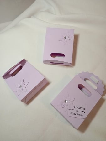 Felicitari - Cutiute bijuterii tip gentuta mica 11.5*6.5*3 set 10 buc