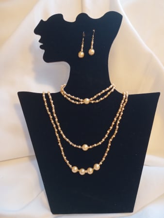 Bijuterii - Set bijuterii de vara aurii