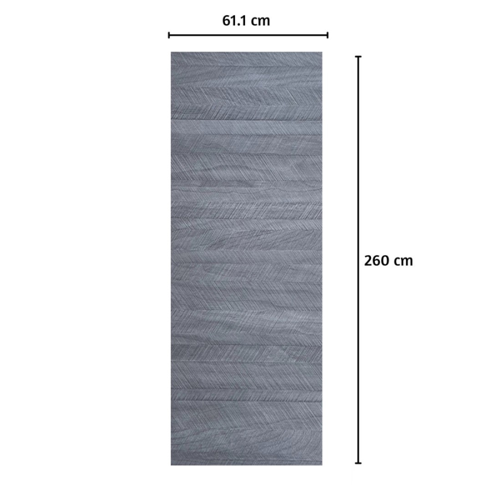 Element decorativ de perete WPC D7555, Gri, 2600 mm x 611 mm x 9 mm, 4 buc./pachet [2]