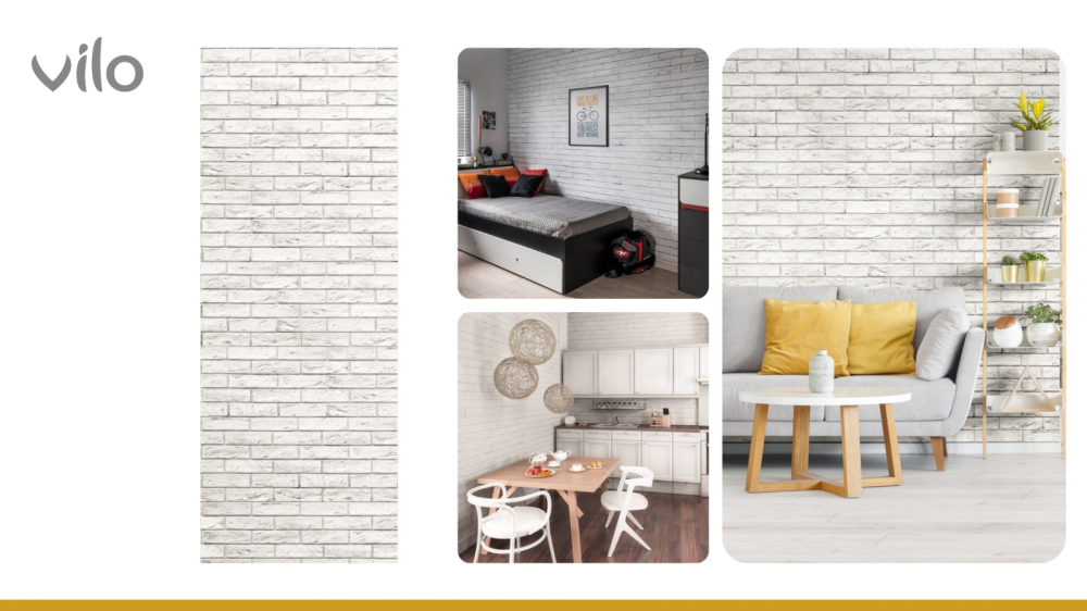 Lambriu PVC Vilo Motivo, Cărămidă Loft [2]